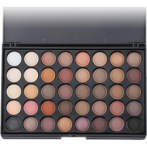 40 Color Matte Eyeshadow Pallete Long Lasting Waterproof Glitter Powder Eye Shadow Earth Shadows Set Women Gift Maquillage TSLM2