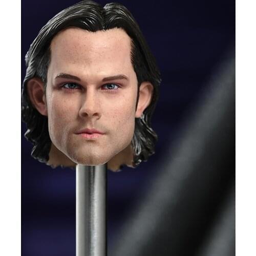 1/6 Sam Winchester Jared Padalecki Head Sculpt Model Male Head Carving For 12" Action Figure Dollls In Stock
