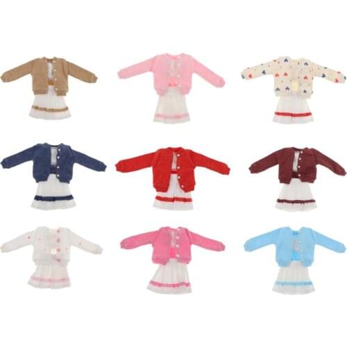 1/6 Scale Doll Clothes Three-piece for 12 Inch Female Doll Accessories