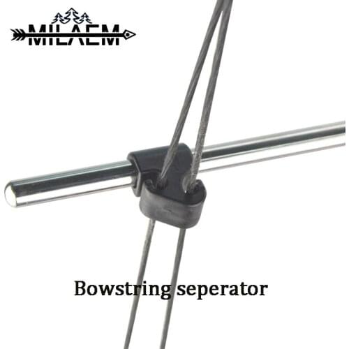 1pc Archery Bowstring Splitter Slider Rubber Bow String Separator Arrow Pulley For Compound Bow Shooting Hunting Accessories