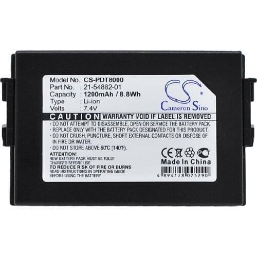 Cameron Sino 1200mAh Battery 21-54882-01 for Symbol PDT8000, PDT8037, PDT8046, PDT8056