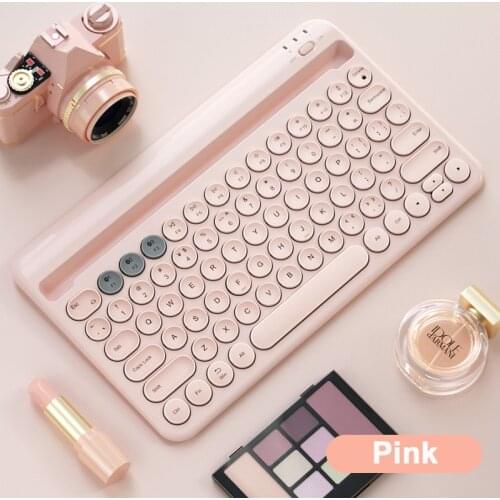 Bluetooth Wireless Keyboard Silent Mini Magic Keyboard For iPad Phone HP Huawei Laptop