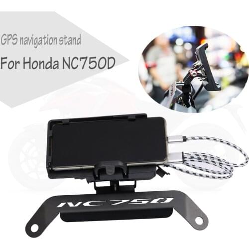 For Honda NC750D NC 750D Smartphone Motorcycle Mobile Phone Holder Stand Bracket GPS Navigation Stand Suporte Telemovel Motor