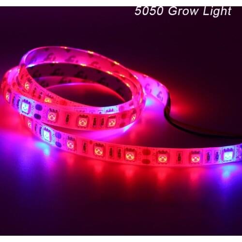 2M 5M LED Phyto Lamps Full Spectrum LED Strip Light 300 LEDs 5050 Chip LED Fitolampy Grow Lights For Greenhouse Hydroponic plant
