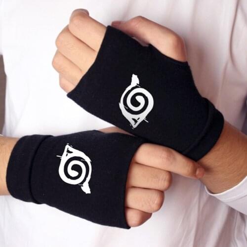 Anime Attack on Titan Madara Cat Finger Cotton Knitting Wrist Gloves Mitten Lovers Anime Accessories Cosplay Fingerless Gloves
