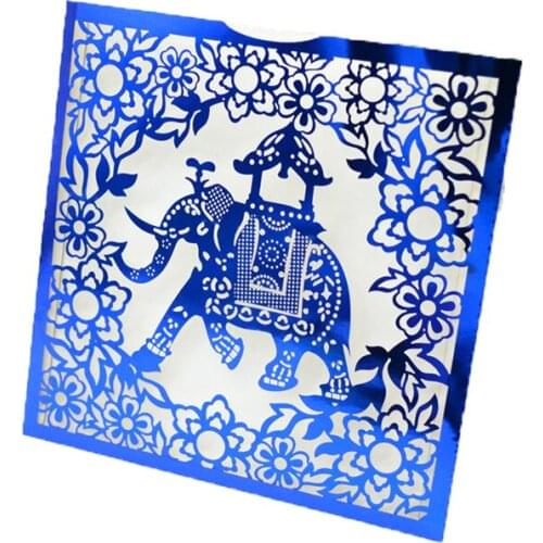 New product ideas 2018 laser cut elephant indian wedding invitation cards