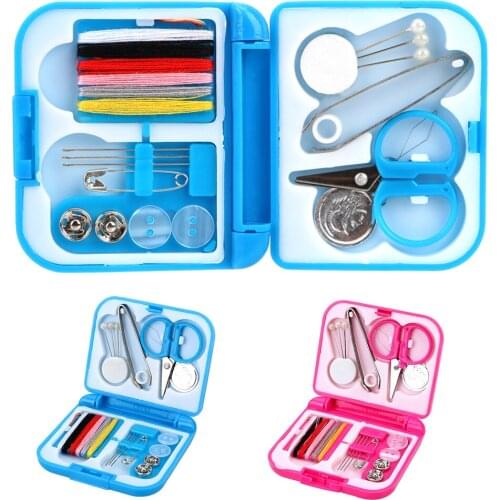 Kitting Needles Tools DIY Handwork Tool Embroidery Craft Portable Mini Travel Sewing Kits Box Home Tools Box