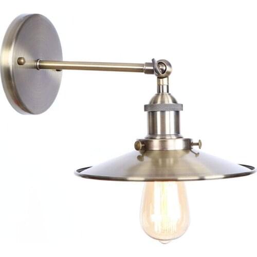 Single head Adjust Bedside Wall Lamp Loft Iron Wall Sconce Edison Industrial Vintage LED Wall Light Fixtures Lamparas Pared