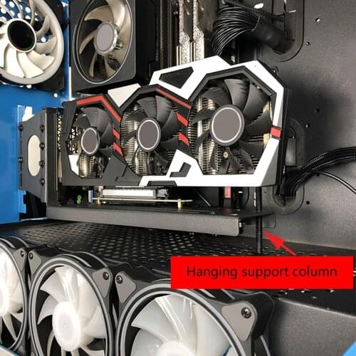 PCI-E 3.0 Riser High Speed PC Graphics Cards PCI Express Cable Extender Vertical GPU Bracket Holder Kit