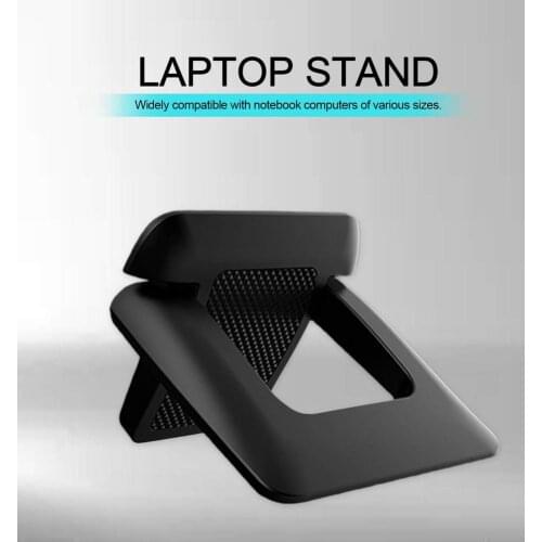 Laptop Holder ABS Foldable Mini Notebook Stands Cooling Pad Portable Universal Desktop Mini Notebook Stands Cooling Pad 1 Pair