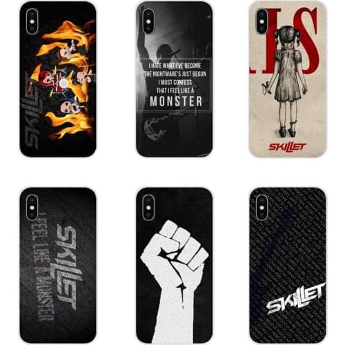 Skillet Rock For Apple iPhone X XR XS 11Pro MAX 4S 5S 5C SE 6S 7 8 Plus ipod touch 5 6 Accessories Phone Cases Covers