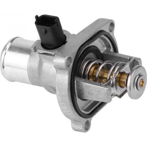 Car Engine Coolant Thermostat with Housing Assembly 96984104 for Chevrolet Aveo Cruze Sonic Pontiac