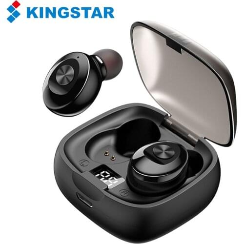 TWS Wireless Headphones True Bluetooth Earbuds IPX5 Waterproof Sports Earpiece 3D Stereo Sound Earphones with Charging Box