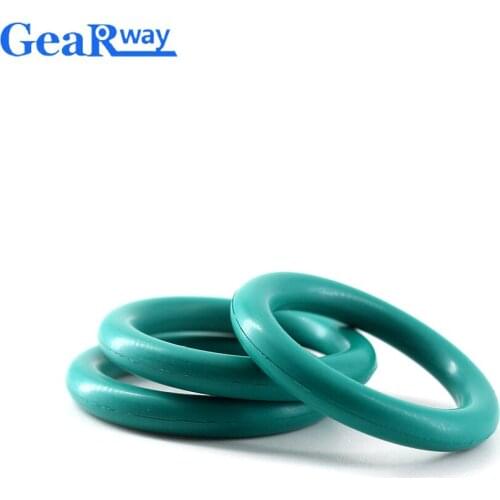 5pcs Green FKM O Ring Seal Gasket 4mm CS O Ring Sealing 12/13/14/15/32/33/34mm OD Oil Resistance O Ring Seal Washer