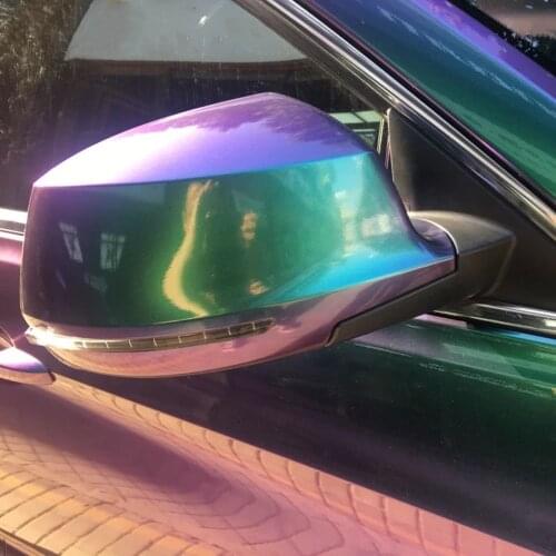 SUNICE Chameleon Glossy Vinyl Car Wrap Sheet Car Body Wrapping Vinyl Film Air Bubble Width:152cm length:10cm/20cm/30cm/50cm