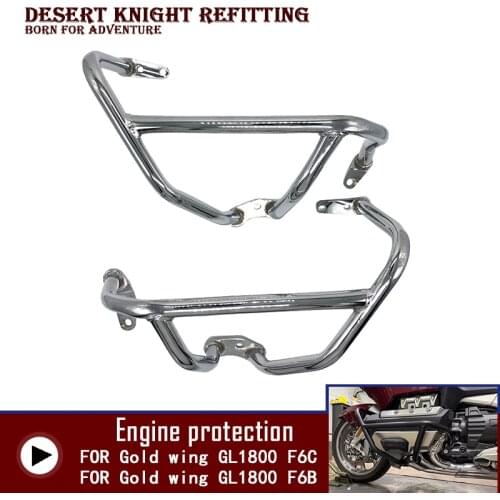 Motorcycle Engine Guard Crash Bar Bars Bumper Protector For HONDA Gold Wing 1800 GL1800 F6C 2018 2019 2020