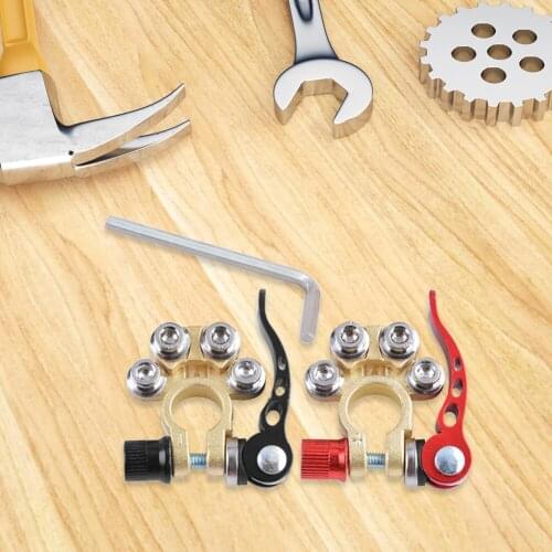 1 Pair Car Battery Terminals Replacement Quick Disconnect Car Battery Main Cable Post Terminal Shut-off Connectors