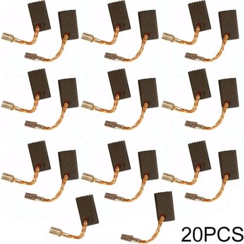 10/20pcs Carbon Brushes 6.5×8×13.5mm For Bosch Angle Grinder GWS 7-100 7-125 Precise Manufacturing