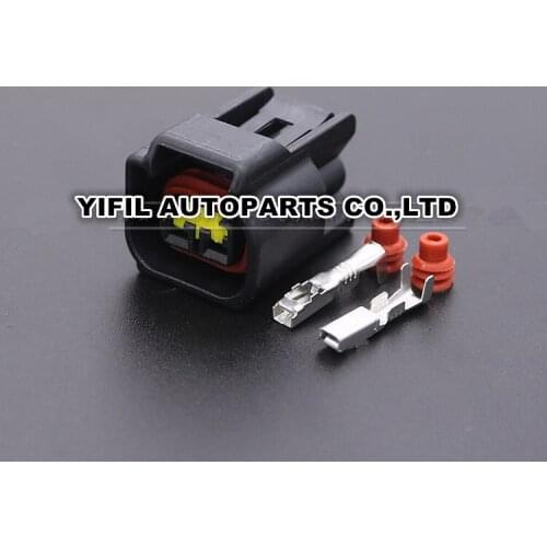 10pcs/lot 2 Pin/Way Ignition Coil Plug Female Waterproof Auto Connector For Ford Focus Mondeo Furukawa FW-C-2F-B
