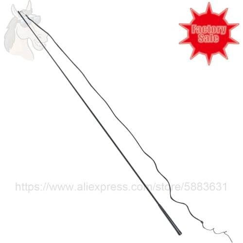 2 15004 Lunge whip 180cm with popper plastic handle horse lunge whip Schooling one piece factory direct sale