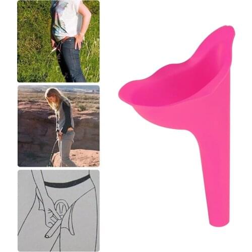 2@# Pee Funnel Women Standing Piss Female Urinal for Travel Femme Urinating Device Portable Toilet Outdoor Camping Mini Silicone