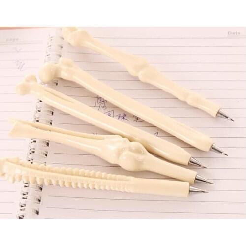 500 pcs/lot Syringe Pen Writing Supplies Bone shape ballpoint pens Wholesale New creative gift school supply