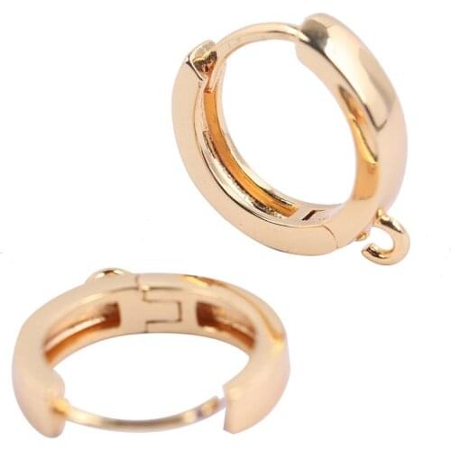 6pcs lever back Earring Clasp Hooks With Loop Diy Connector Findings For Jewelry Making supplies