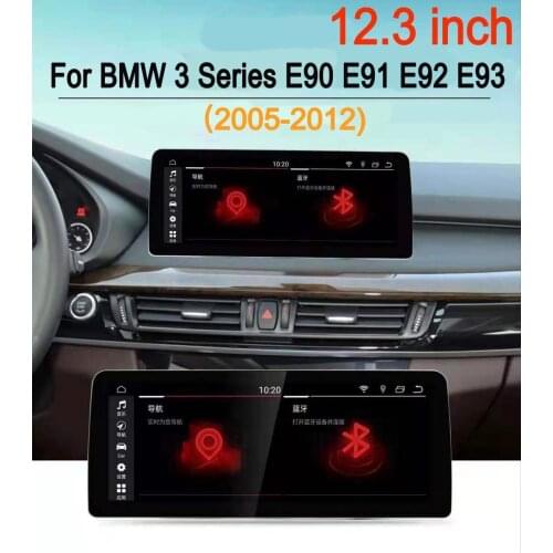 12.3 inch 8 Core 64G ROM Android 10.0 System Car GPS Navigation Media Stereo Radio ForBMW 3 Series E90 E91 E92 E93 CarPlay