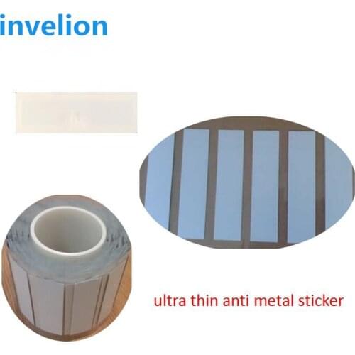 Free sample flexible thin long range metal uhf tag sticker asset UHF tag for warehouse library shelf logistics
