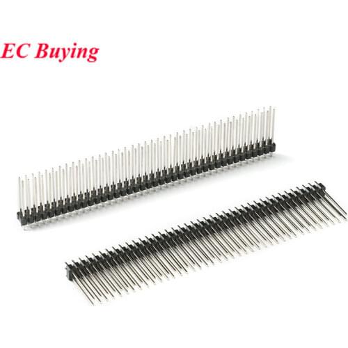 10pcs/lot 2x40pin 2.54MM Double Row Pin Header Connector Copper