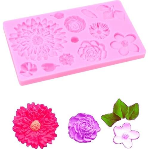 NICEYARD Sunflower Shape Cake Mold Cake Decoration Silicone Food Grade Material Cooking Tools Dining Bar Fondant Baking Tools