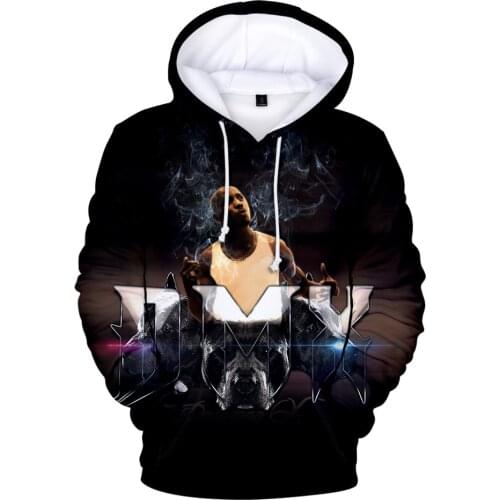 New Listing 3D Print DMX Hoodies Sweatshirts Men Women Streetwear Fashion Rapper Earl Simmons Hip Hop Casual Boys Pullovers