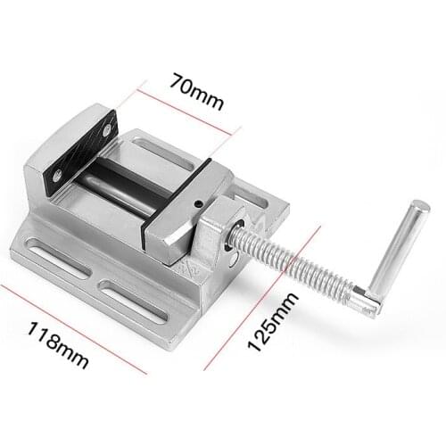 Mini Multifunctional Working Table drill milling machine stent 2.5" Parallel-jaw vice Drill Press Vise worktable Adjust