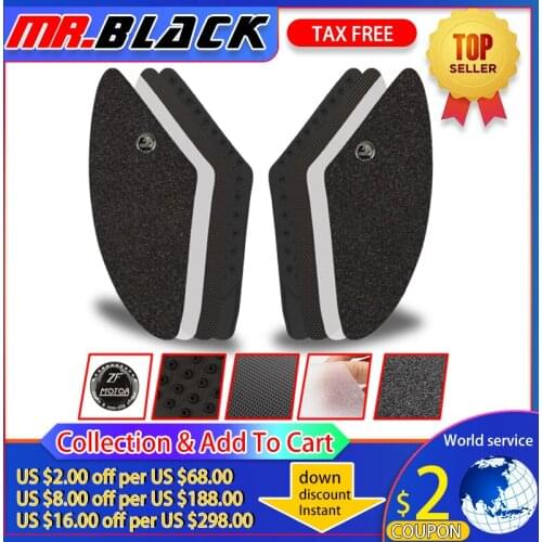 Motorcycle Bike Tank Gas Pad Knee Fuel Side Grips Protector Decals For Kawasaki Ninja ZX10R ZX-10R 2004 2005 2006 2007