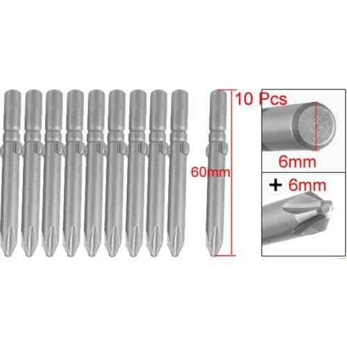 Replacing 6 x 60mm Type Magnetic Phillips PH2 Screwdriver Bits 10 Pcs