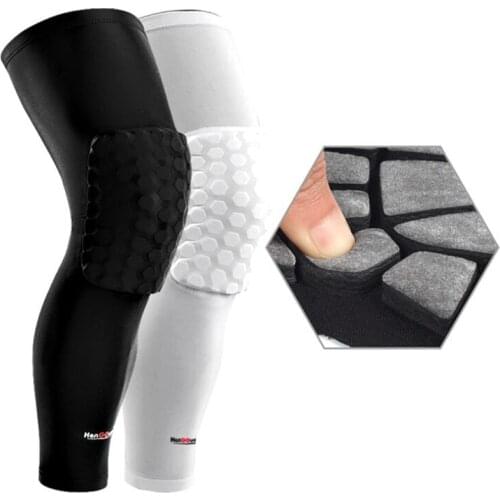 Ultralight Elastic Breathable Knee Pads For Football Basketball Volleyball Any Sports Leg Long Sleeve Protector Calf Kneepad
