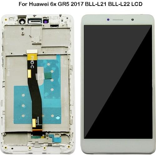 5.5 inch high qualit For Huawei Honor 6X Display With Touch Screen BLN L24 AL10 L21 L22 Lcd Digitizer Assembly GR5 2017 Lcd