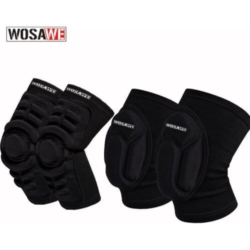 WOSAWE 4Pc Elbow & Knee Pads Mountain Bike Cycling Protection Set Knee Brace Support MTB Downhill Tape Motorcycle Knee Protector