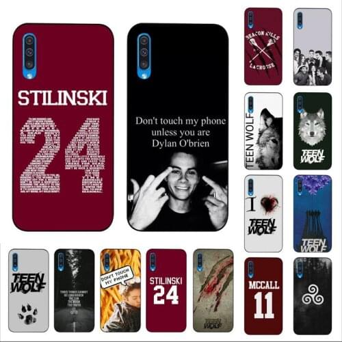 YNDFCMB teen wolf stilinski Phone Case for Samsung A30s 51 5 71 70 40 10 20 s 31 A7 A8 2018