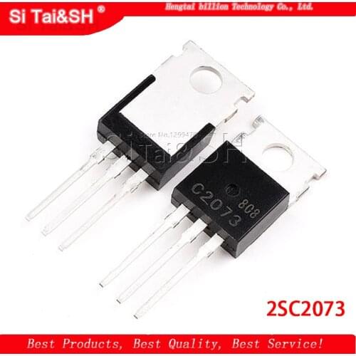 10pcs 2SC2073 TO220 C2073 TO-220 TO-22 KSC2073 1.5A 150V power triode
