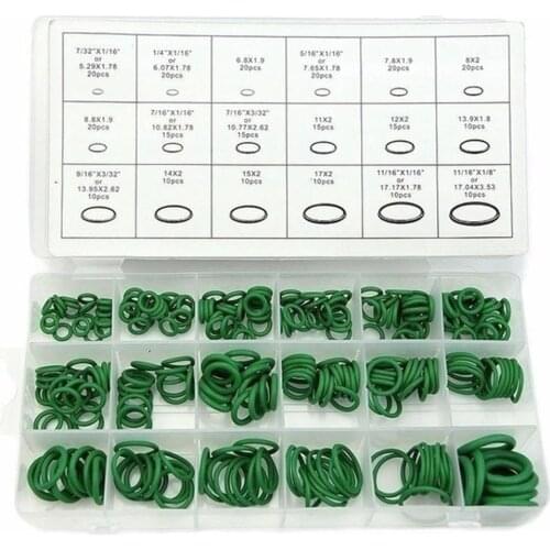 270Pcs/Set Assorted Car Auto Air Conditioning Repair NBR O-Ring Seal Gasket Kit