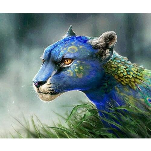 5D Diy Diamond Painting Cross Stitch Colorful Leopard Home Decor Full Rhinestones Mosaic Inlay Diamond Embroidery Handcraft