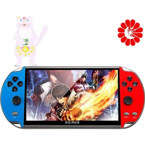 7-inch color screen video game console with built-in 8000 games 16GB handheld dual joystick retro game console