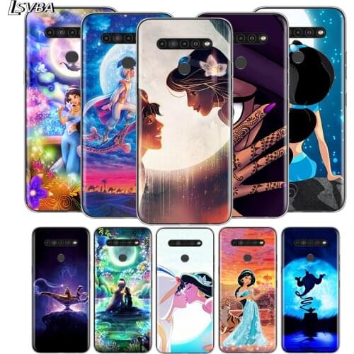 Aladdin Jasmine Princess For LG V60 V50S V50 G8X G8S G8 G7 ThinQ 5G K61 K51S K41S K30 K20 Q60 Q9 Soft Phone Case