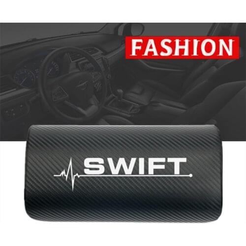 Car Styling For Suzuki Swift Accessories Car-Styling car neck pillows both side pu leather single headrest 1pcs