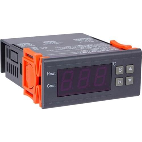 Digital Temperature Controller -40 to 120 Degrees Alarm Function Electronic Thermostat with Heater and Cooler