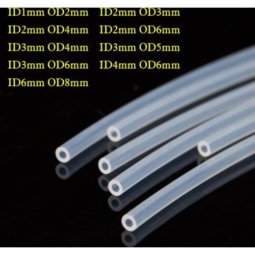 3D Printer parts 1Meter bowden extruder PTFE Tube Clear PiPe PFA For V5/V6 1.75mm/3mm Bowden Extruder J-head hotend