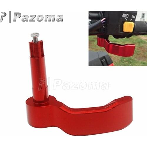 For Polaris Sportsman Scrambler Thumb Throttle Lever Aluminum Alloy ATV Throttle Brake Lever For 2010359/2010337/2010403 Polaris