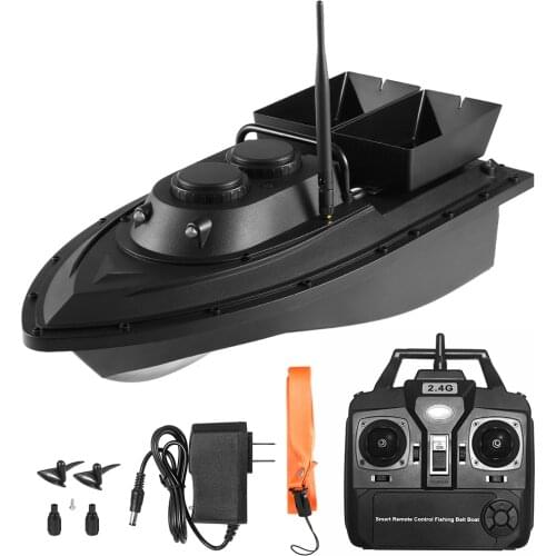 EU DIRECT Smart Fishing Bait Boat RC D11 500M Remote Control Fishing Feeder Toy Fishing Boat Remote Range Fish Finder Speedboat