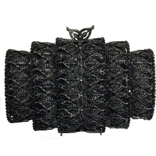 Fashion Designer Silver Crystal Women Evening Bag Female Wedding Bride Purse Party Prom Day Clutch Handbag Lady Clutch Bag gift